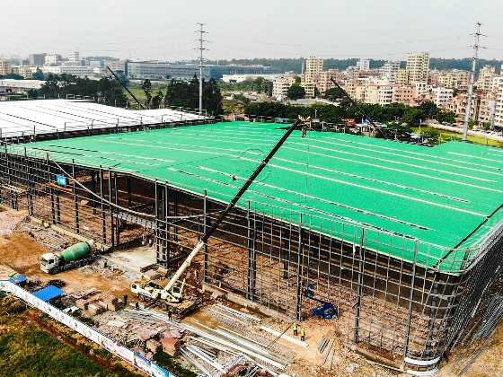 【天譜安鋼結構廠房案例】——廣州番禺大型鋼結構廠房